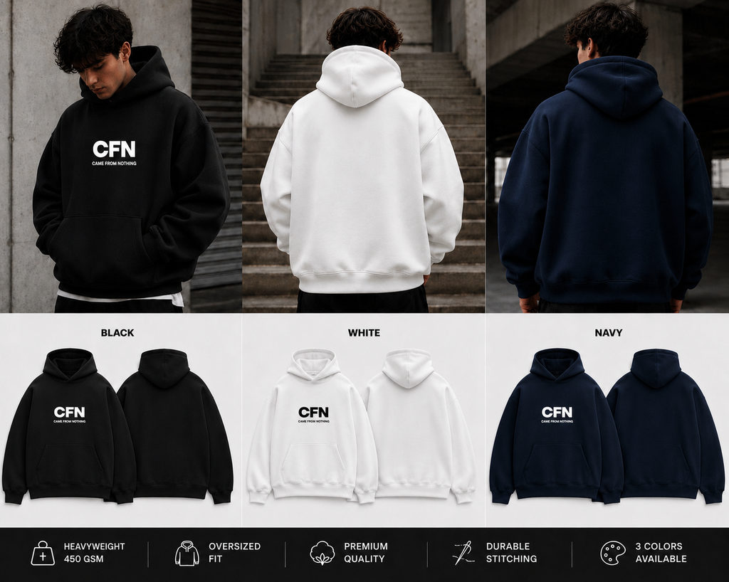 CFN Came From Nothing Hoodie - Black