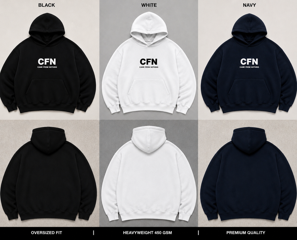CFN Came From Nothing Hoodie - Black