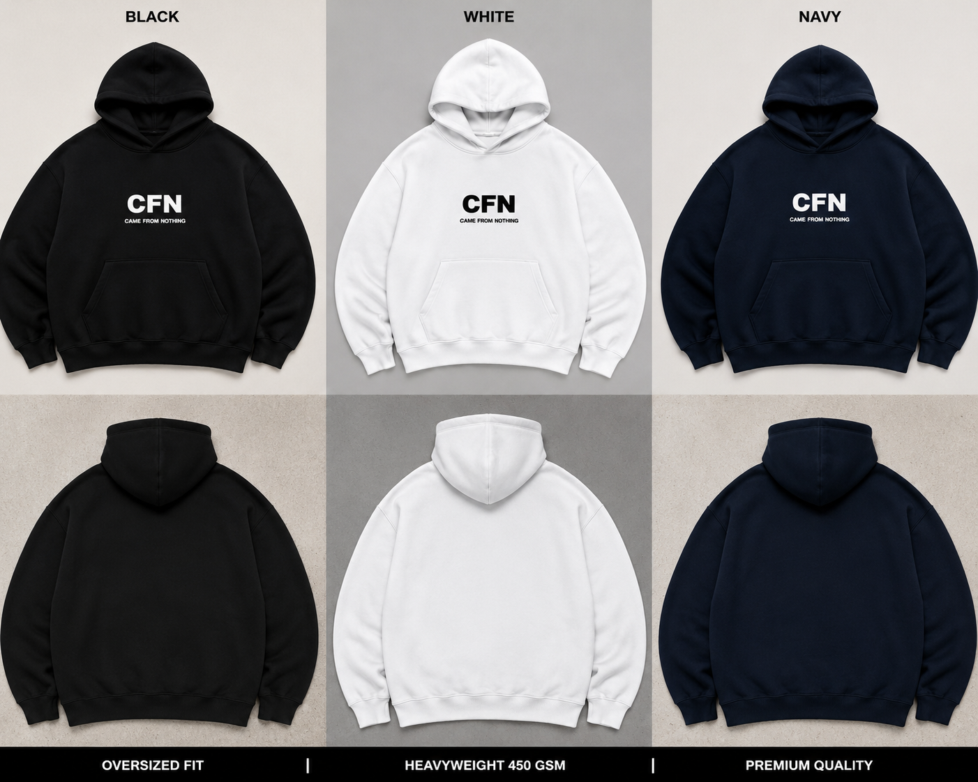 CFN Came From Nothing Hoodie - Navy