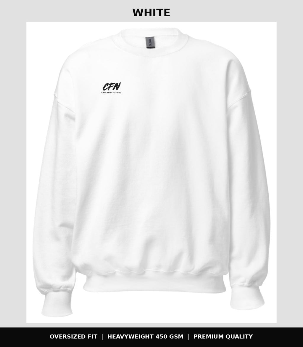 CFN Came From Nothing Sweatshirt - White